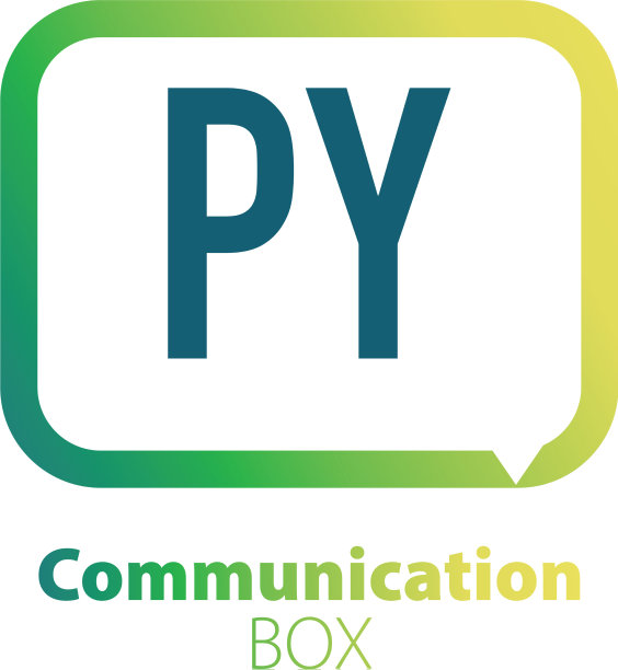 首字母py通信盒logo设计图片下载