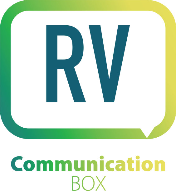 字母RV通信框Logo设计图片下载
