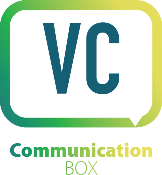 字母VC通信盒标志设计图片下载