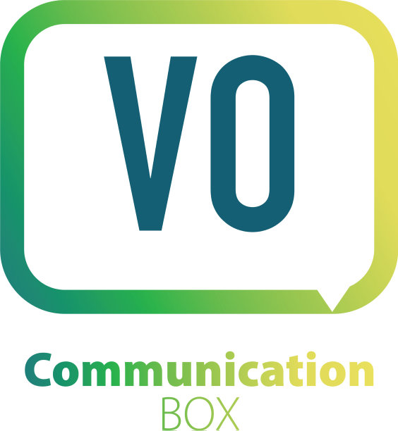 字母VO通信框标志设计图片下载