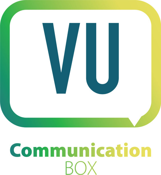 首字母VU通信盒子logo设计图片下载