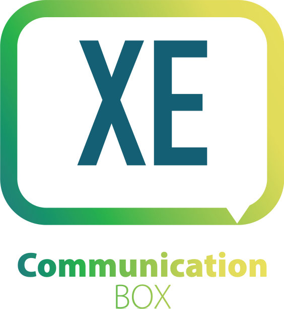字母XE通信盒子logo设计图片下载