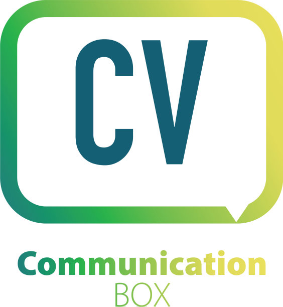 字母CV通信盒logo设计图片下载