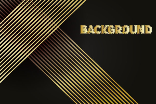 抽象的多边形图案豪华与黄金图片下载