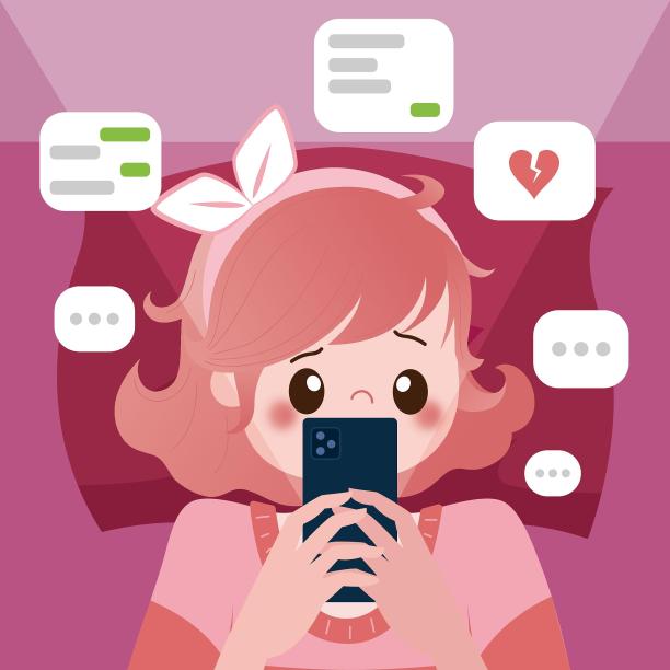 伤心的看着手机图片下载