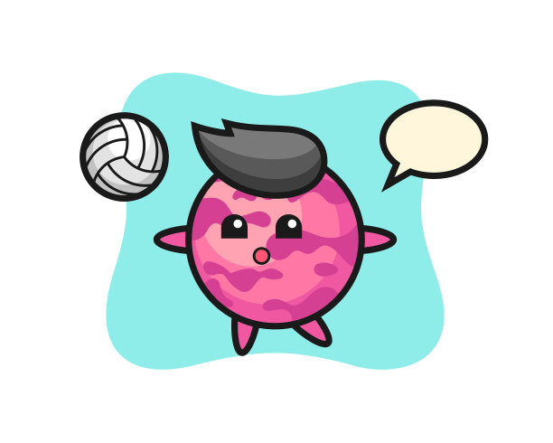 人物卡通冰淇淋勺正在玩图片下载