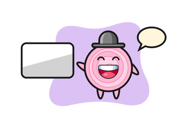 洋葱圈卡通片在做演讲图片下载