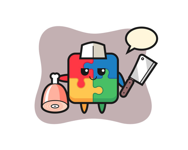 作为屠夫的谜题角色图片下载