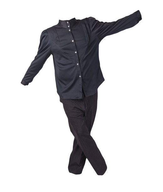 白色背景下的女式裤子和女式衬衫图片下载