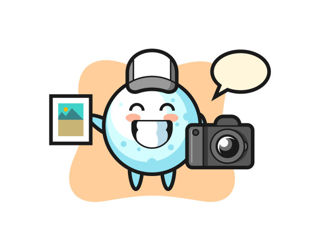 人物雪球作为一个摄影师图片下载