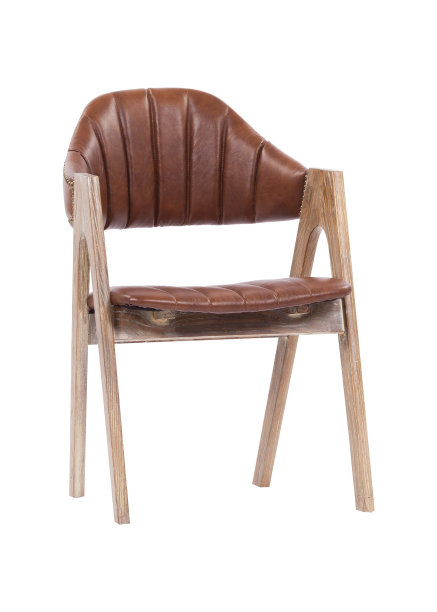 木椅孤立在白色背景上图片下载