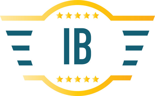 首字母ib翼标志设计模板图片下载