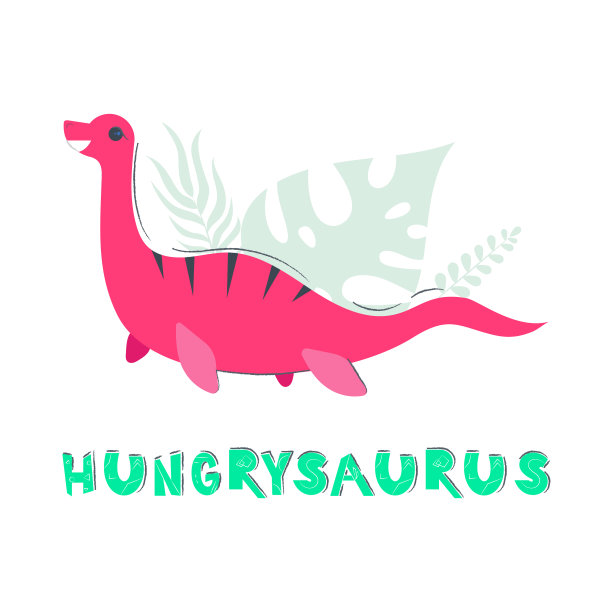 可爱的恐龙尼斯湖水怪角色图片下载