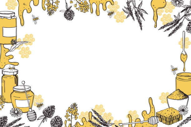 蜂蜜设置背景图片下载