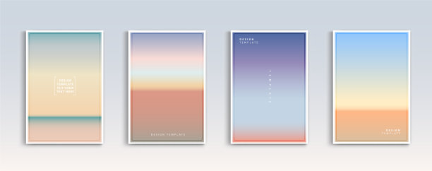 现代坡度夏天日落和日出大海图片下载