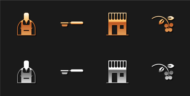 设置咖啡师的咖啡滤纸架和豆架图片下载