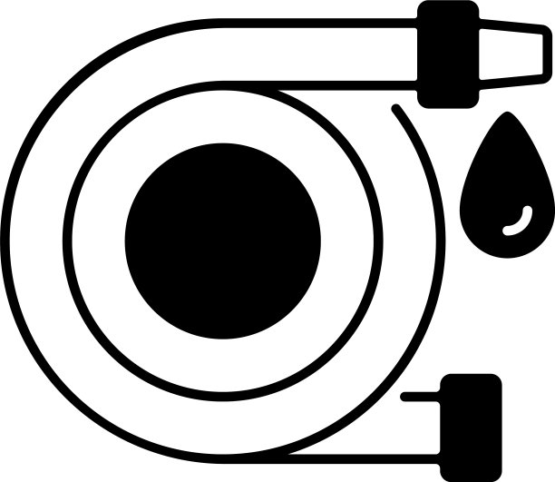 消防水带线形图标图片下载