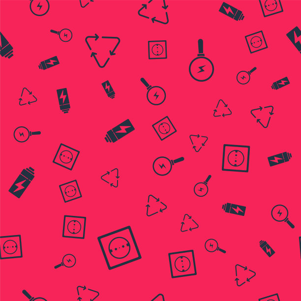 设置电源插座回收标志电池和图片下载