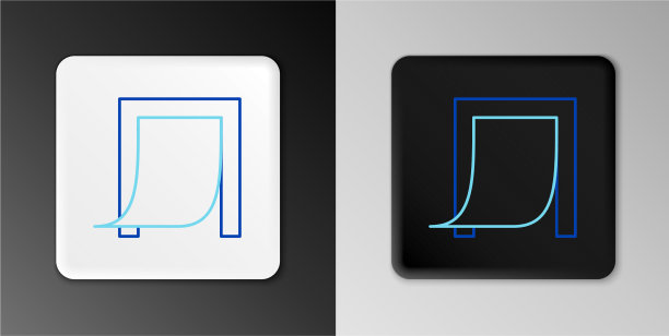 线门宠物图标隔离在灰色背景图片下载