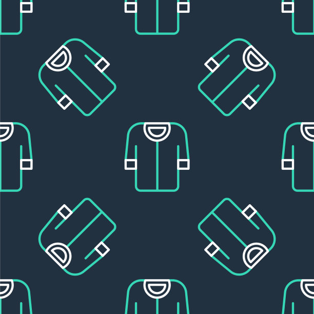 线棒球t恤图标孤立无缝图片下载