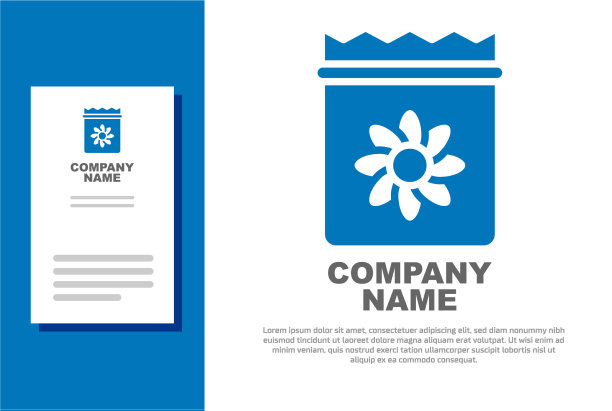 蓝色种子包一个特殊的植物图标图片下载