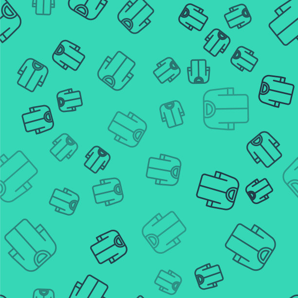 黑线棒球t恤图标孤立无缝图片下载