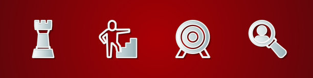 设置象棋楼梯和终点旗目标图片下载