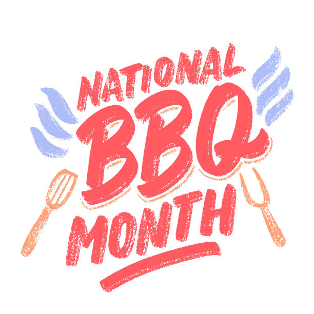 国家烧烤。向量手写签名。图片下载