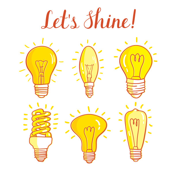 灯泡和led灯设置灯泡图片下载