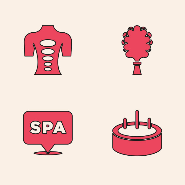 配有阶梯按摩石的游泳池图片下载