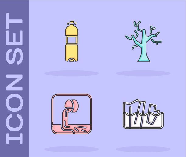 设置冰川融化瓶水废水图片下载