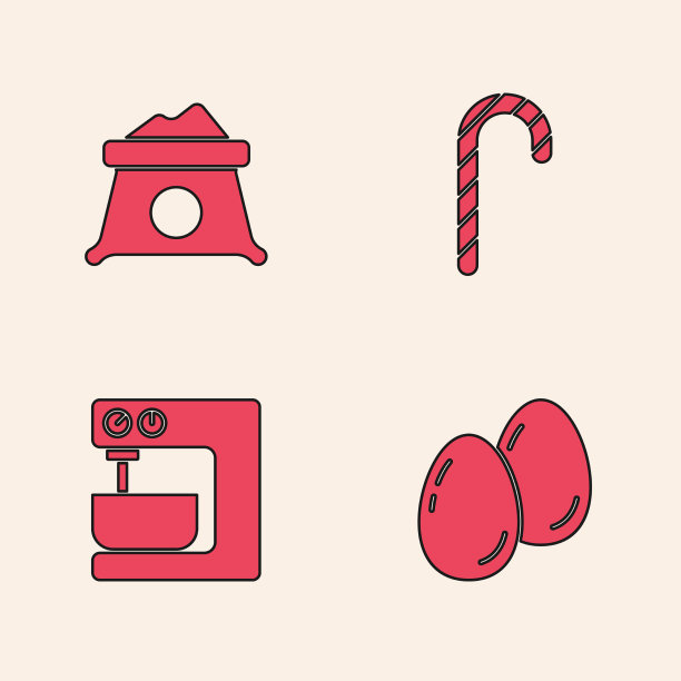 设置复活节彩蛋袋面粉圣诞糖果图片下载