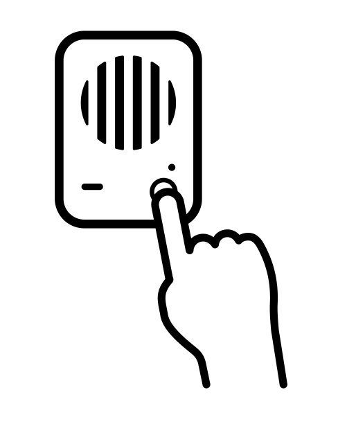 门对讲隔离矢量插图。图片下载