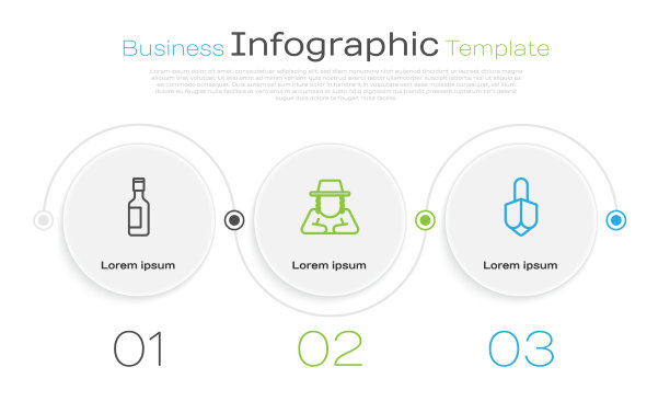 设行犹太酒瓶正统犹太帽子图片下载