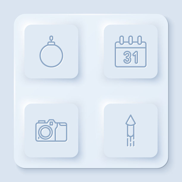 设定线圣诞球日历照片相机图片下载