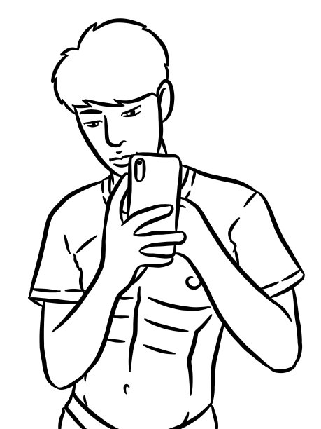 为绘画而画黑人和白人图片下载