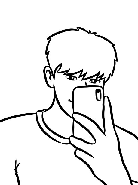 为绘画而画黑人和白人图片下载