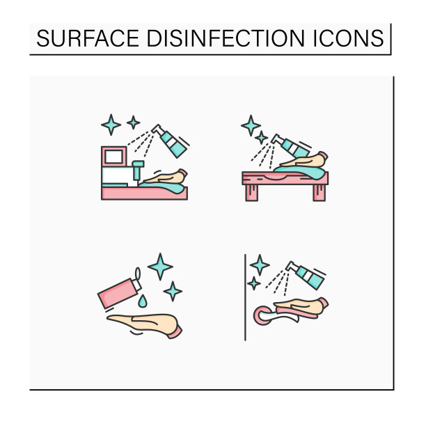 表面消毒颜色图标设置图片下载