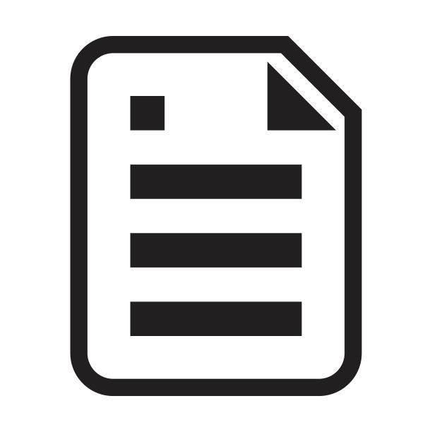 用于商业和金融的大纲字形象形图中字母文档图标矢量数据和信息文本图片下载