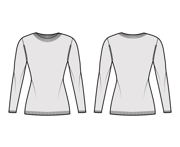 水手领毛衣技术时尚图片下载