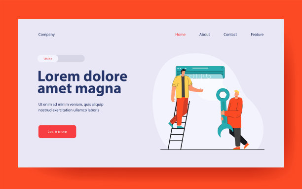 修理空调系统的人图片下载