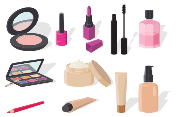 一套各种化妆品图片下载