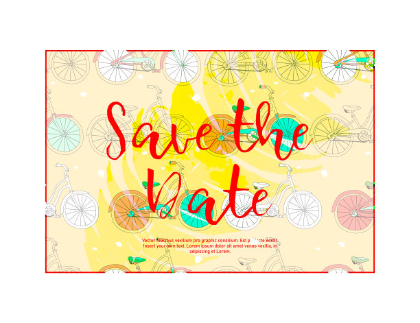 保存日期复古海报图片下载