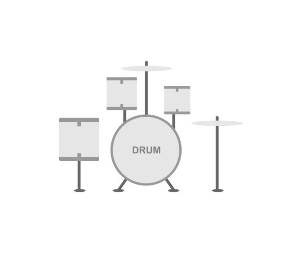 设计关于鼓的图标说明图片下载