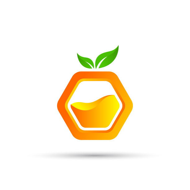 鲜榨果汁店标志设计图片下载