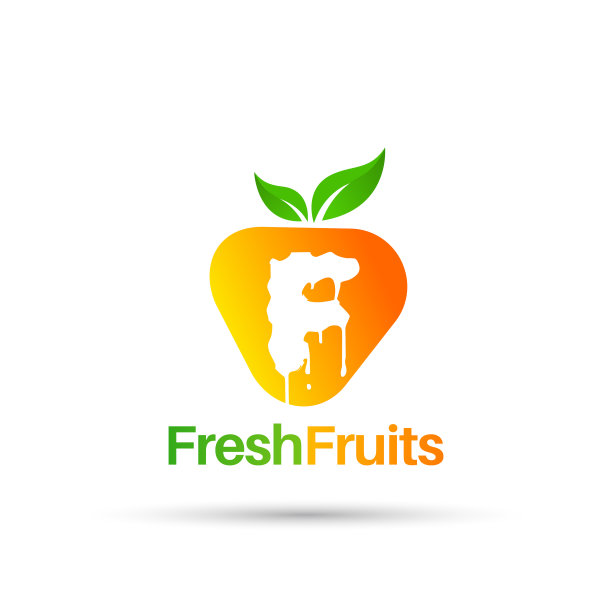 鲜果店标志设计图片下载