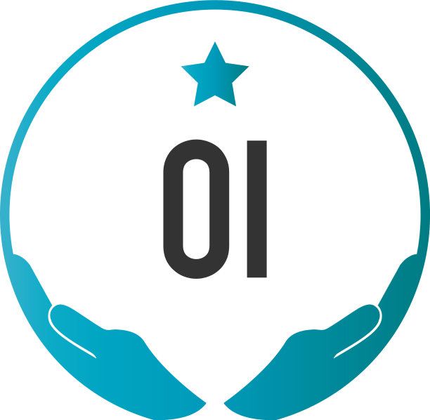 首字母oi手护理标志设计模板图片下载