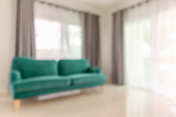 客厅内部模糊了家庭背景图片下载