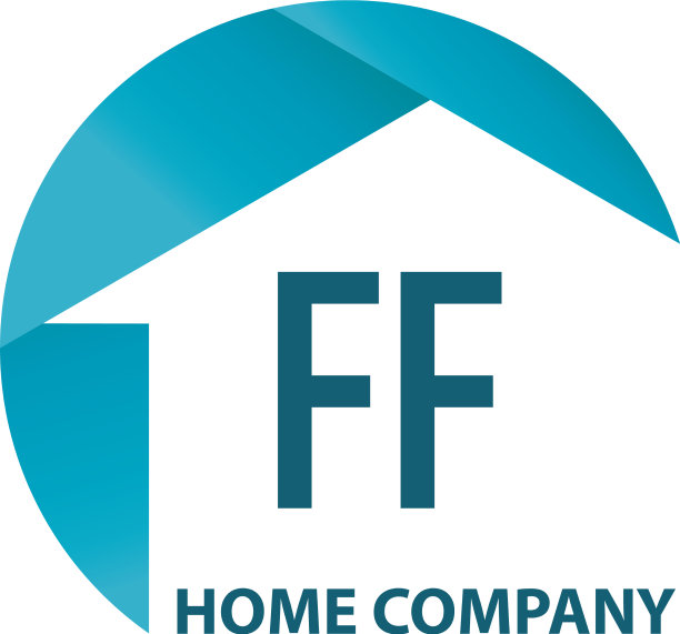 首字母ff家或物业标志设计图片下载