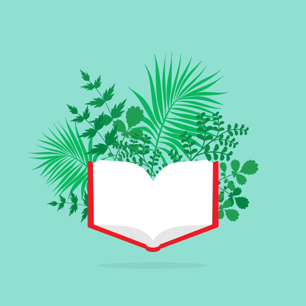 红翻开书，小枝小枝，叶平图片下载